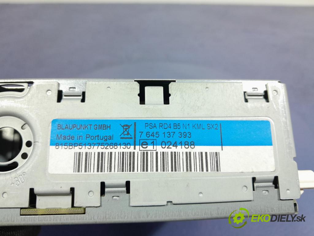 Citroen C4 2007 Radio I Navigácia: 9664769677