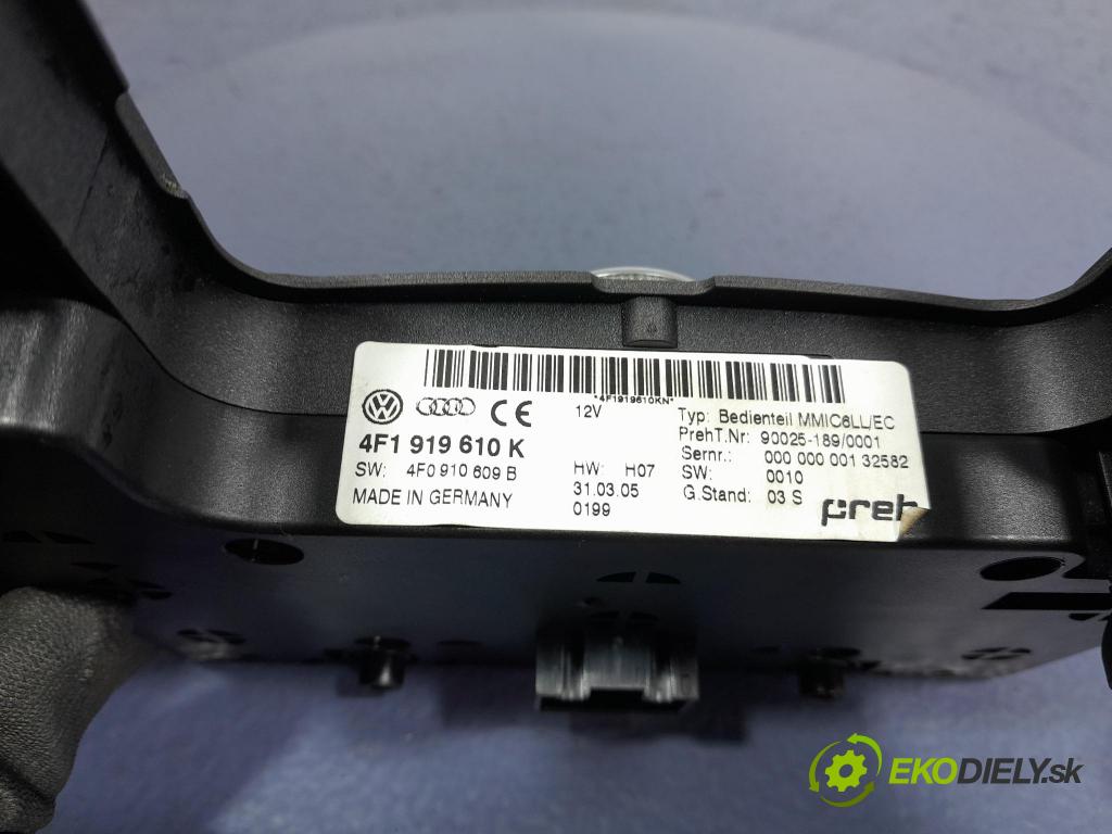 Audi A6 2005 Přepínač 4F1919610K