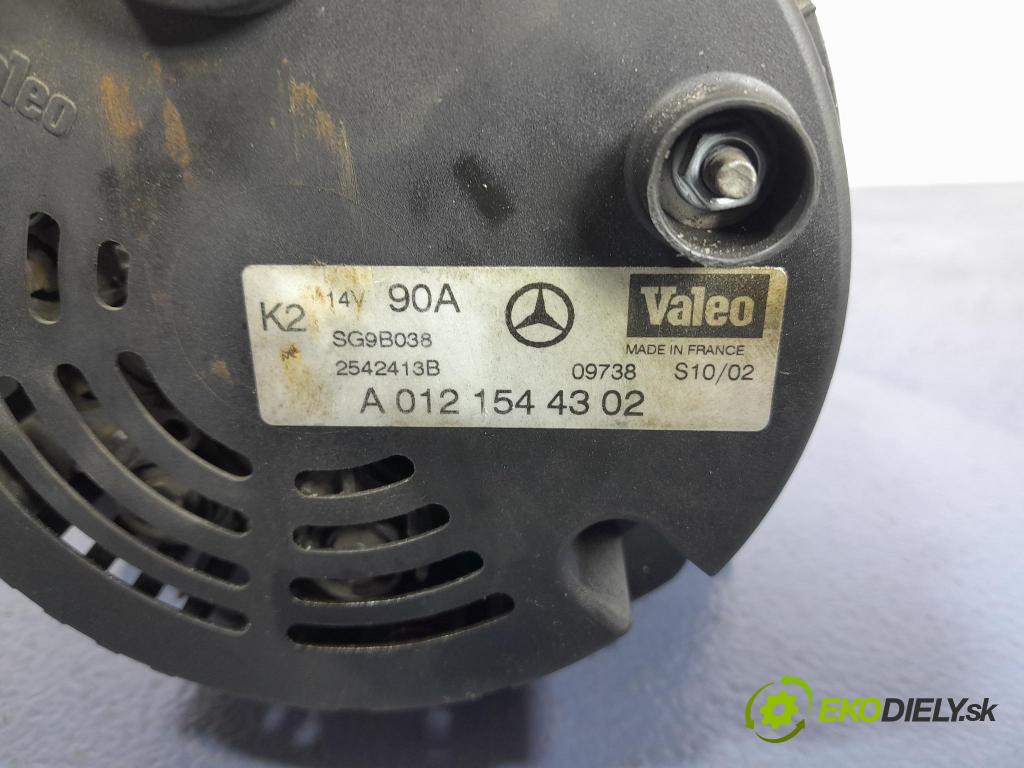 Mercedes-benz A 160 2000 Alternator A0121544302