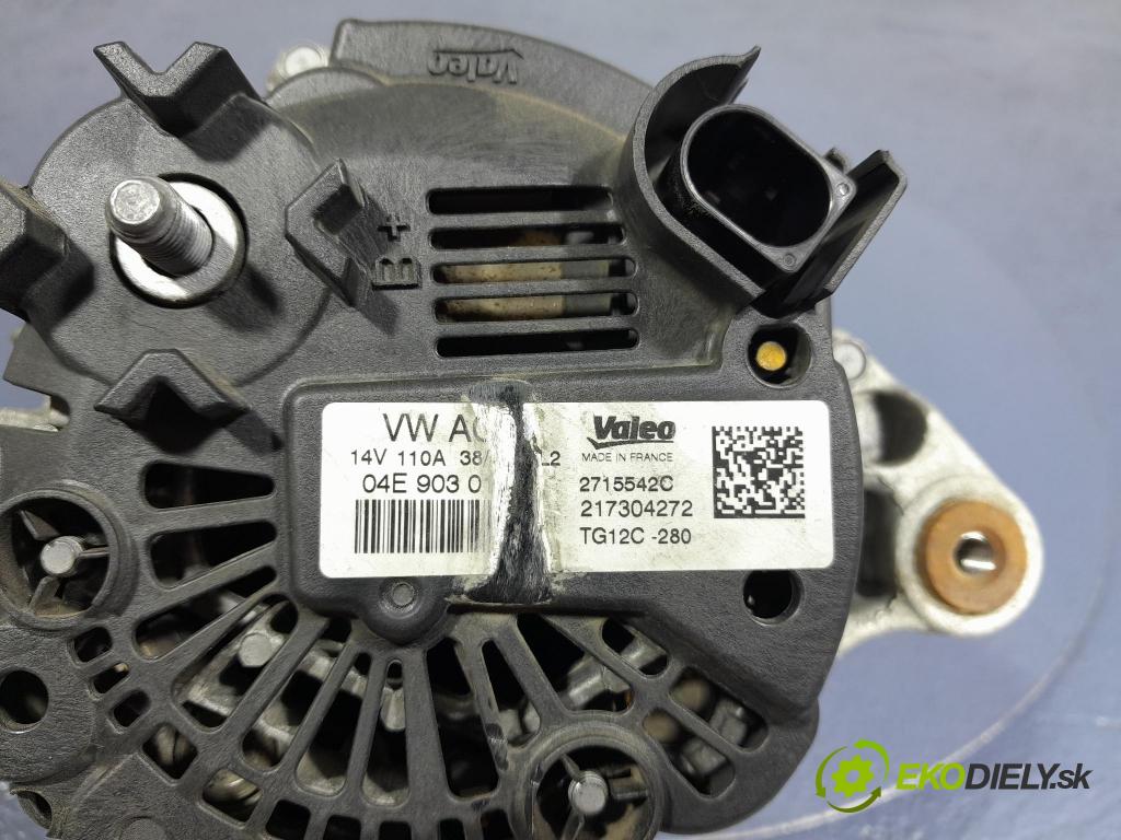 Skoda Rapid 2017 Alternator 04E903015