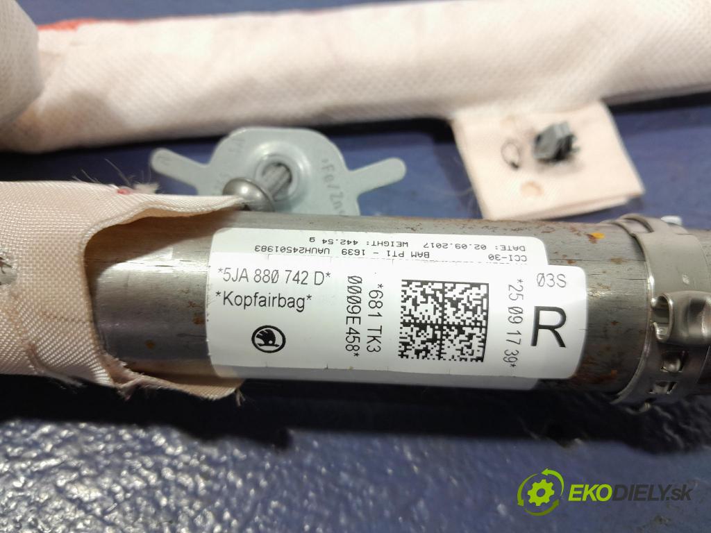 Skoda Rapid 2017 Airbag: clona x 5JA880742D