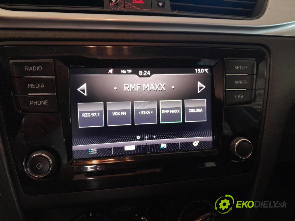Skoda Rapid 2017 Radio I Navigace: 5JA035871C