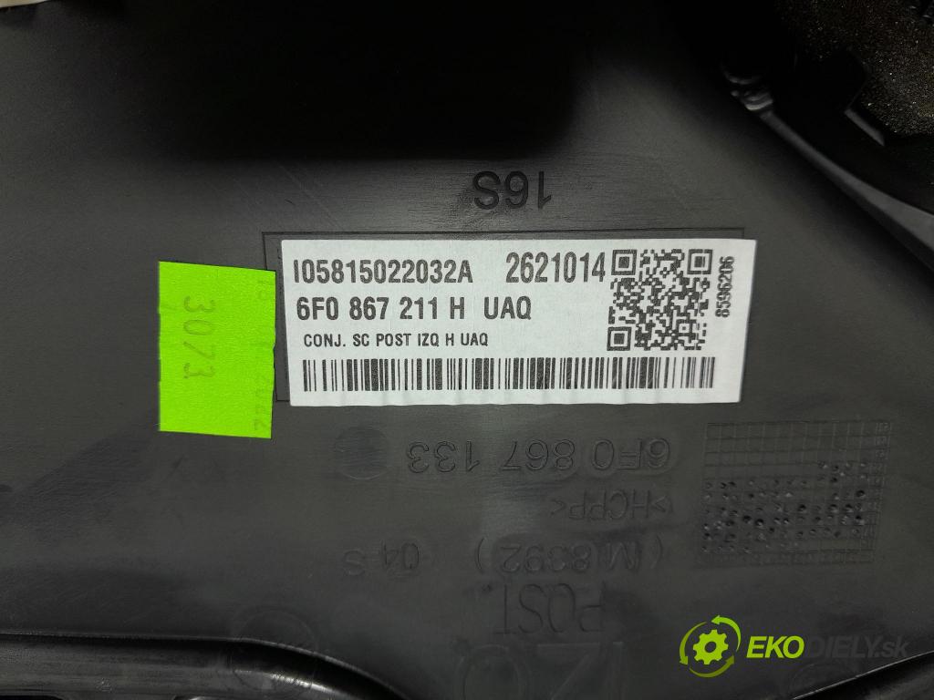 Seat Arona 2022 Tapacír: dveře Zad: levá 6F0867211H