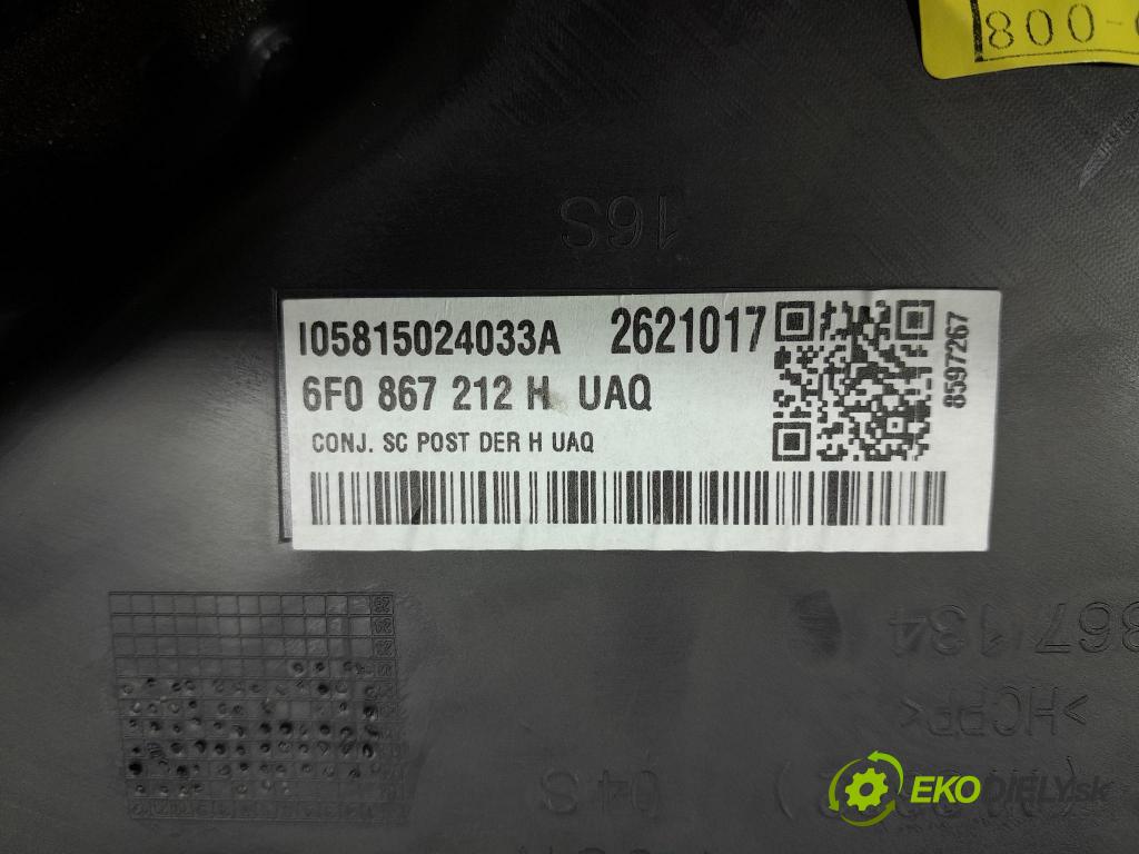Seat Arona 2022 Tapacír: dveře Zad: Práva: 6F0867212H