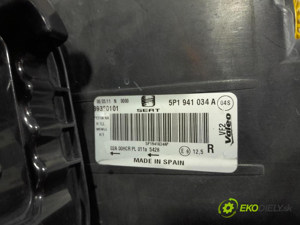Seat Leon 2011 světlo v pravo: 5P1941034A