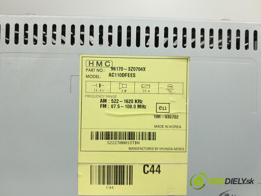 Hyundai I40 2012 Radio I Navigácia: 96170-3Z0704X