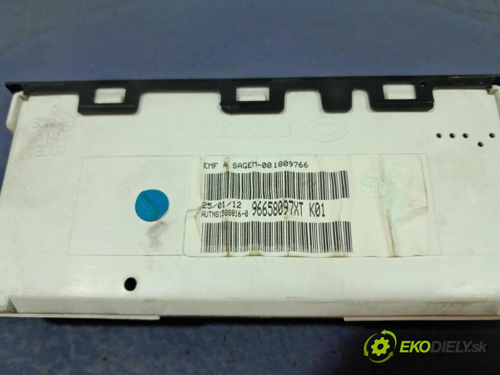 Peugeot 206 2012 displej Radio / GPS 96658097XT