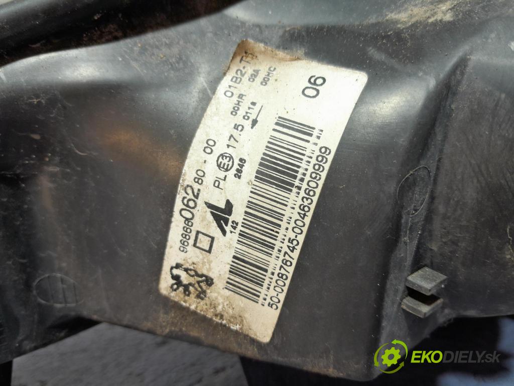 Peugeot 206 2012 světlo v pravo: 9686606280