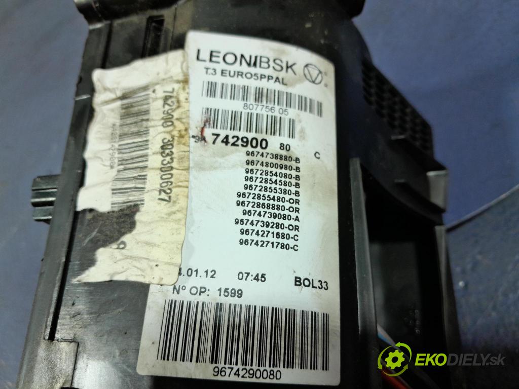 Peugeot 206 2012 skříňka Pojistky 9657608780