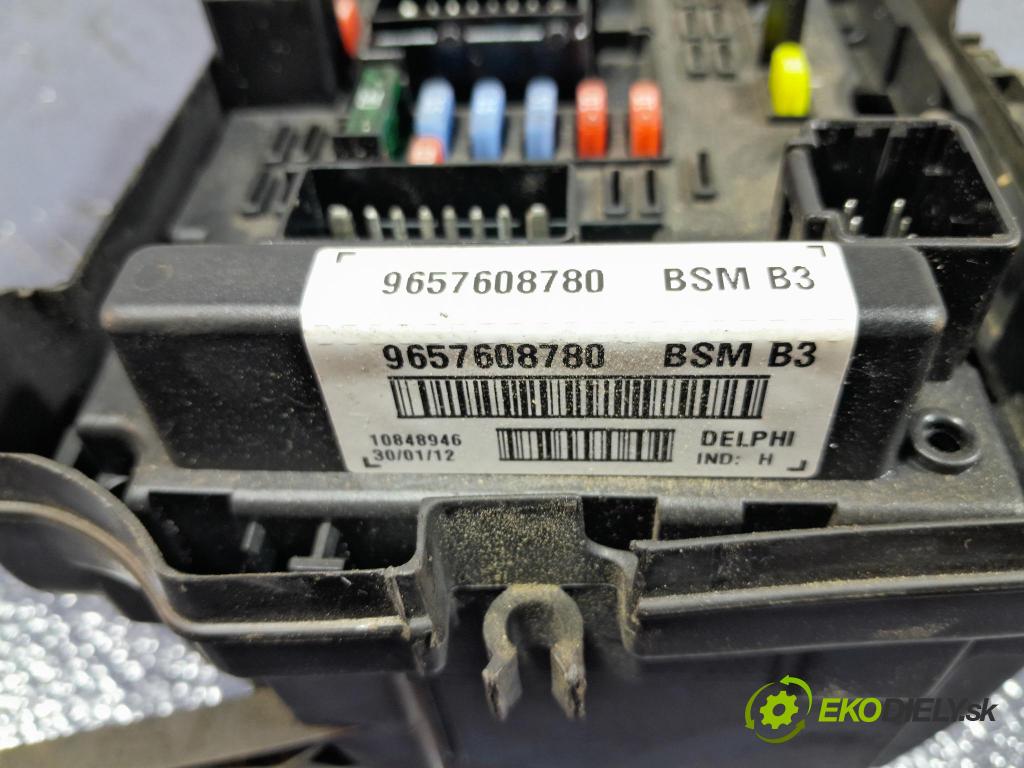 Peugeot 206 2012 skříňka Pojistky 9657608780