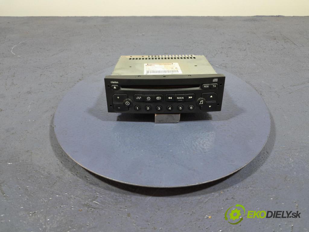 Peugeot 206 2012 Radio I Navigácia: 96635823XT