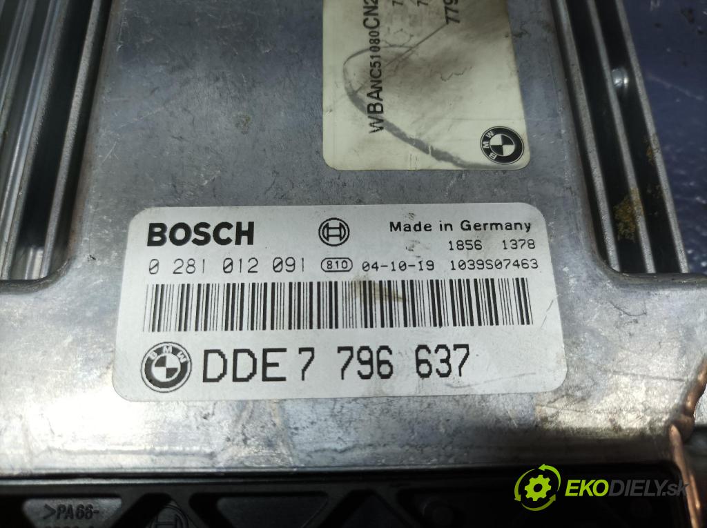 Bmw Seria 5 2004 riadiaca jednotka Motor: 7796637