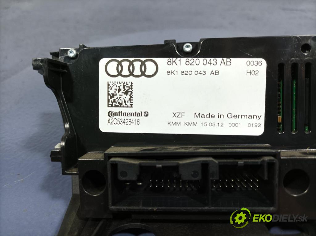 Audi A4 2012 Přepínač Klimatizace: Proud vzduchu 8K1820043AB