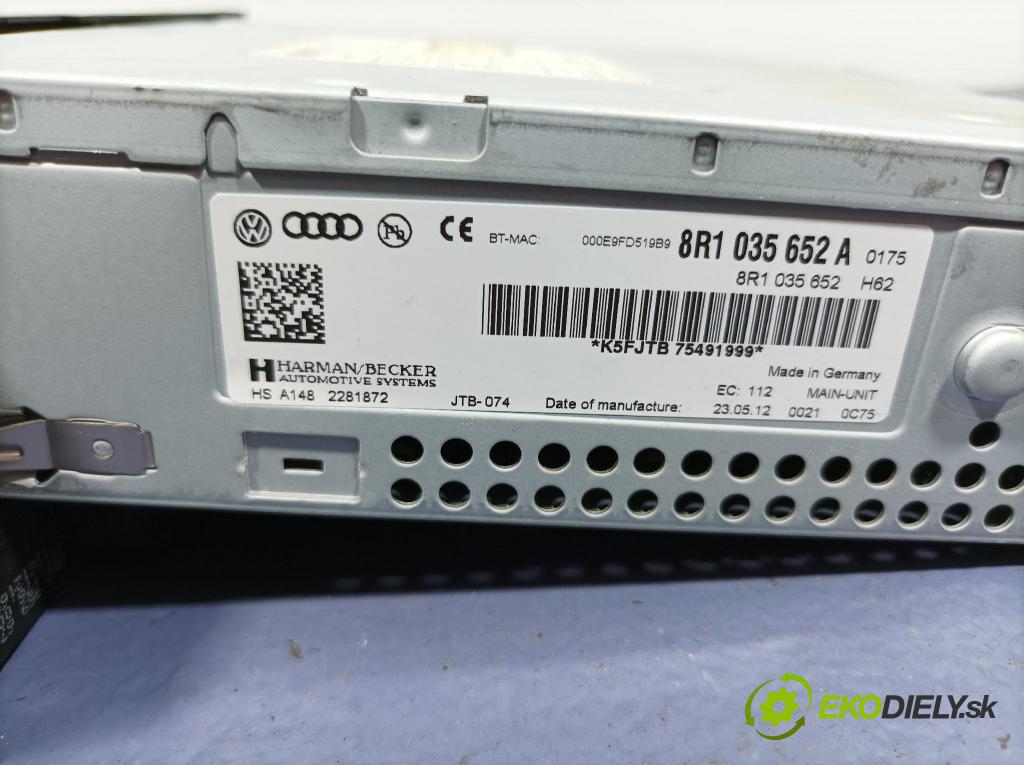 Audi A4 2012 modul Navigace 8R1035652A