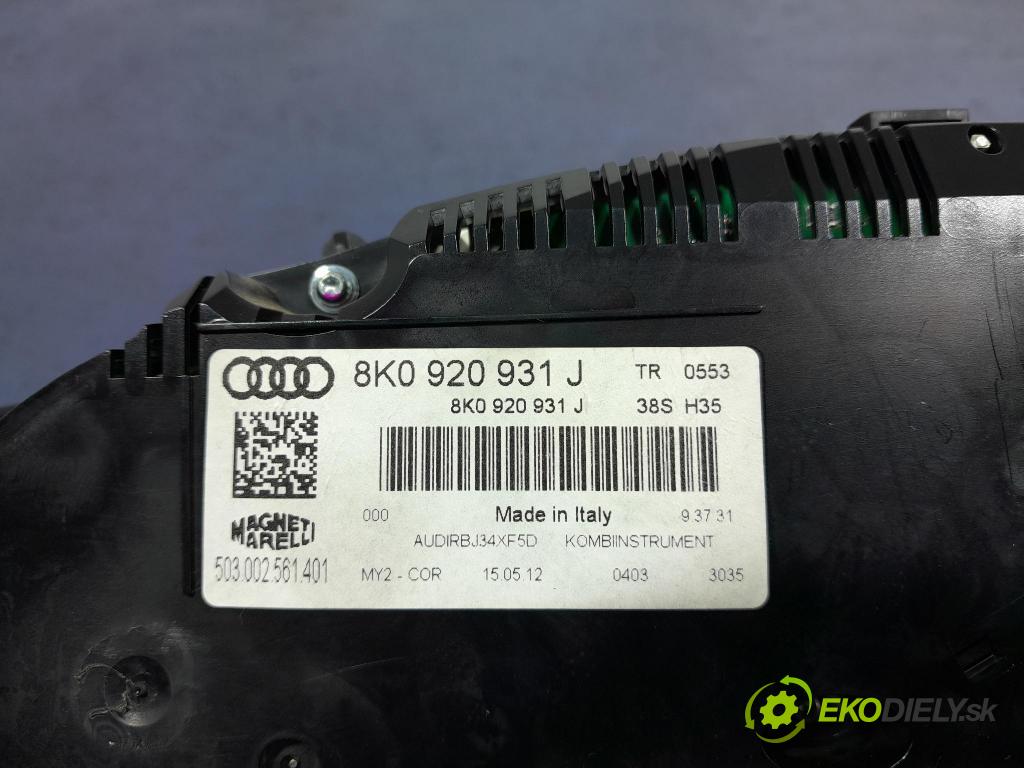 Audi A4 2012 prístrojovka/ budíky 8K0920931J