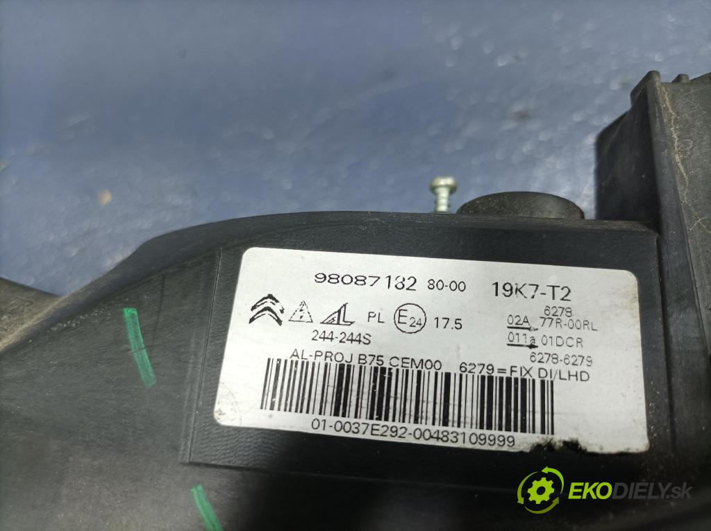 Citroen Ds4 2017 světlo Levý: 9808718280