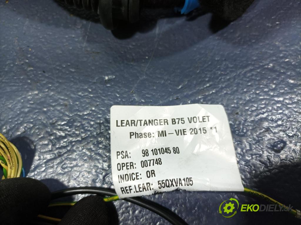 Citroen Ds4 2017 instalace Elektrický: 9810104580
