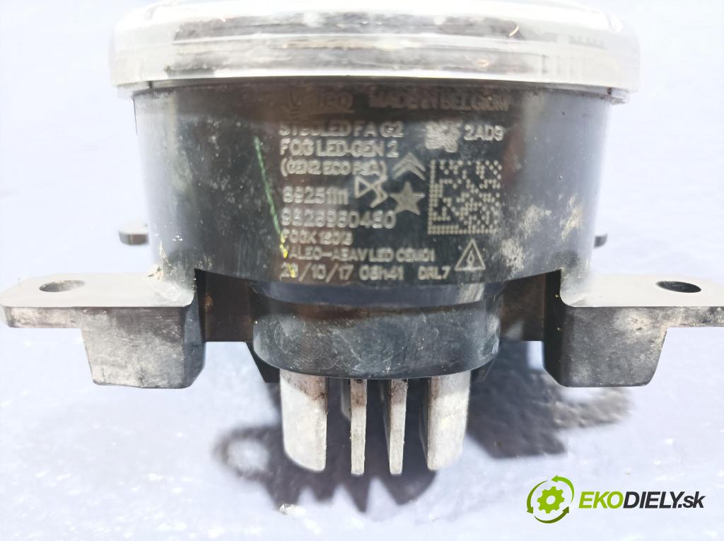 Citroen Ds4 2017 Halogen v pravo: 9826960480