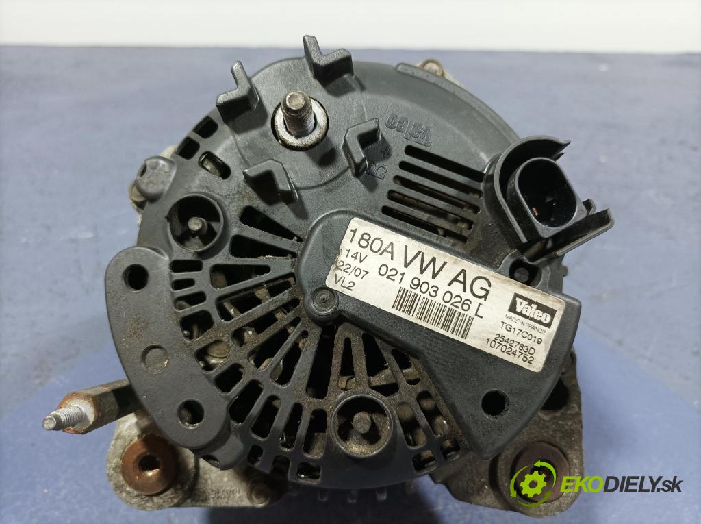 Vw Passat 2007 Alternator 021903026L