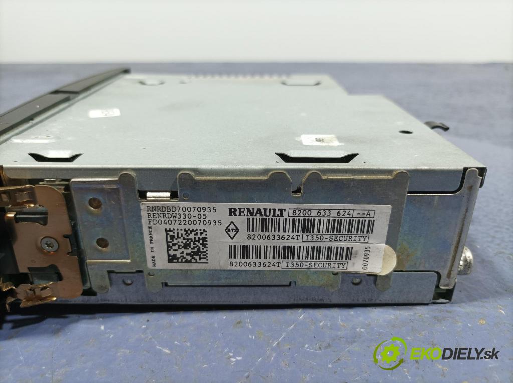 Renault Clio 2007 Radio I Navigácia: 8200633624