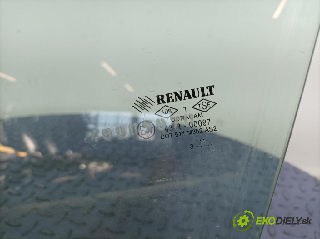 Renault Clio 2013 sklo dveře před levá