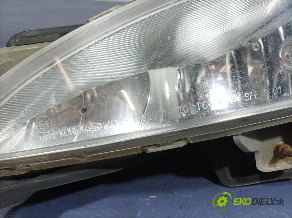 Kia Optima 2012 Halogen Vľavo: 92201-2T0