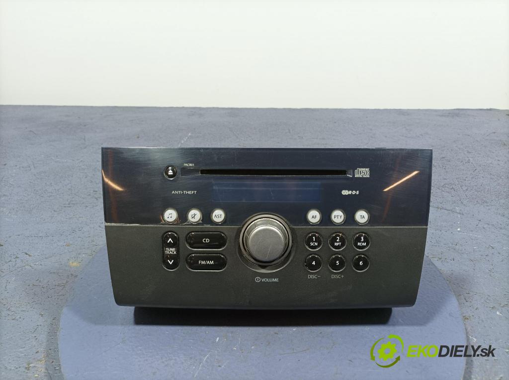 Suzuki Swift 2006 Radio I Navigácia: 39101-62J0