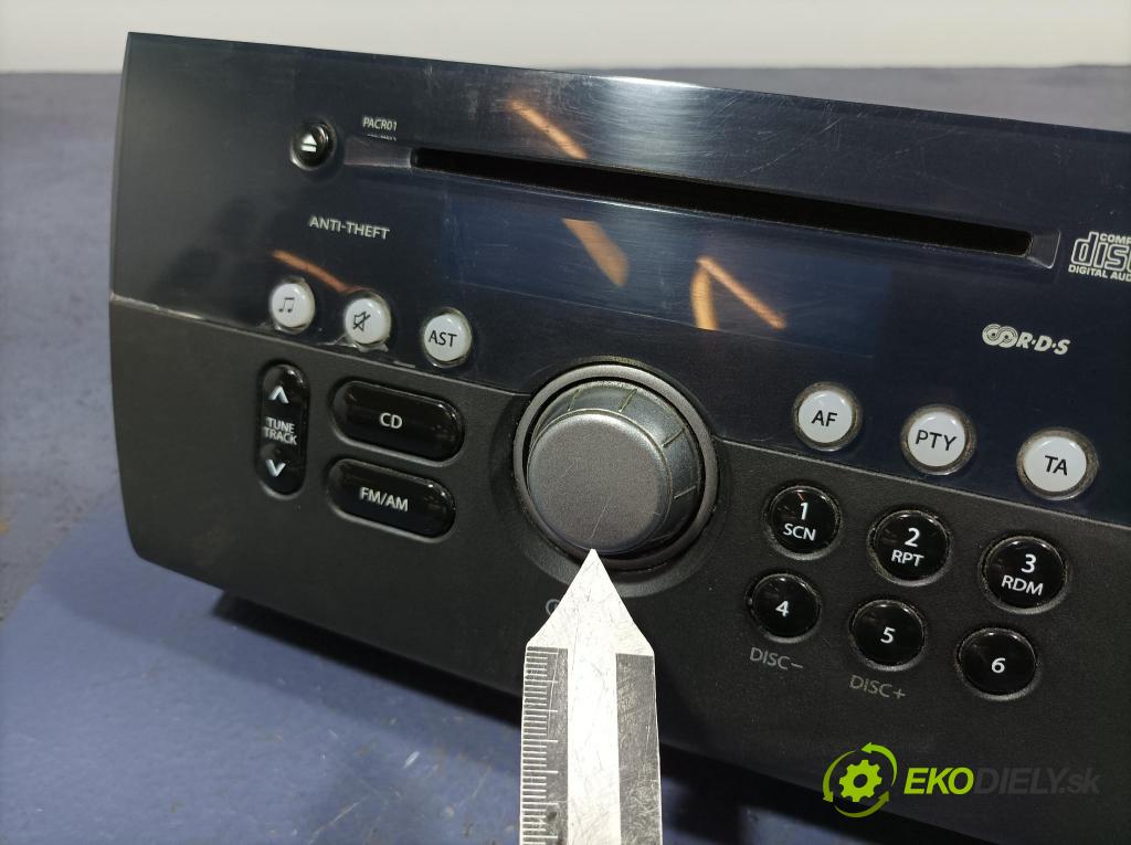 Suzuki Swift 2006 Radio I Navigácia: 39101-62J0