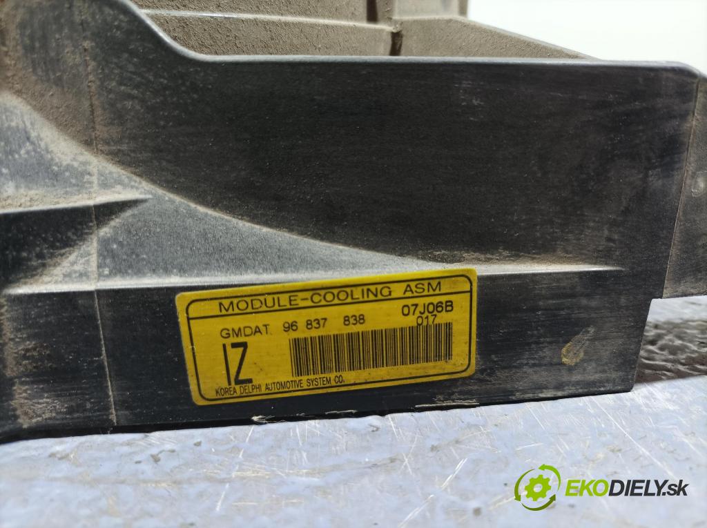Chevrolet Captiva 2007 ventilátor Chladič: 96837838