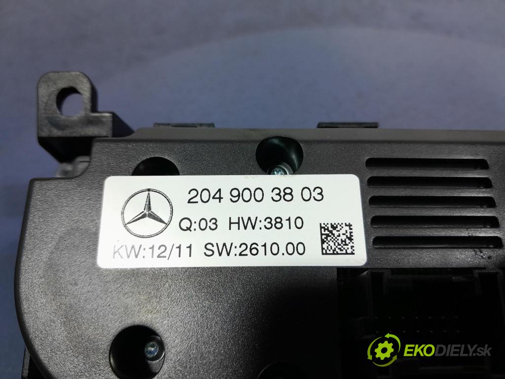 Mercedes C-klasa 2011 Přepínač Klimatizace: Proud vzduchu A2049003803
