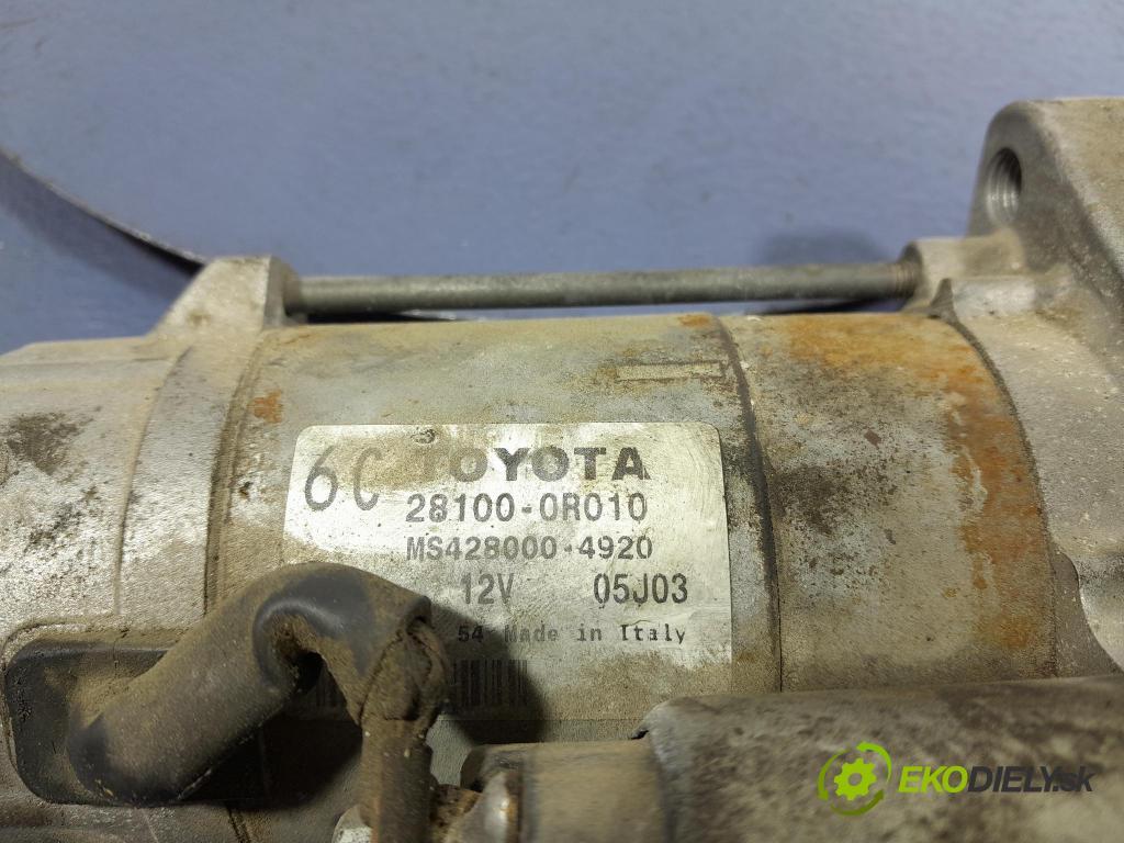 Toyota Avensis 2007 startér: 28100-0R010