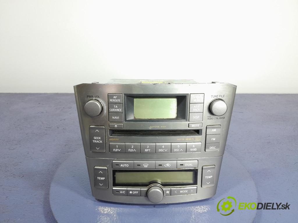 Toyota Avensis 2007 Přepínač Radio Navigace 86120-05120