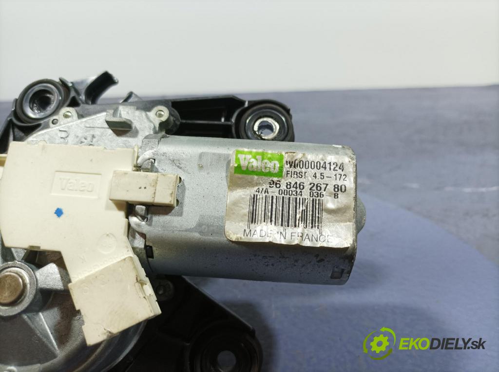 Peugeot 207 2008 motorek Stěrače: Zad: 9684626780