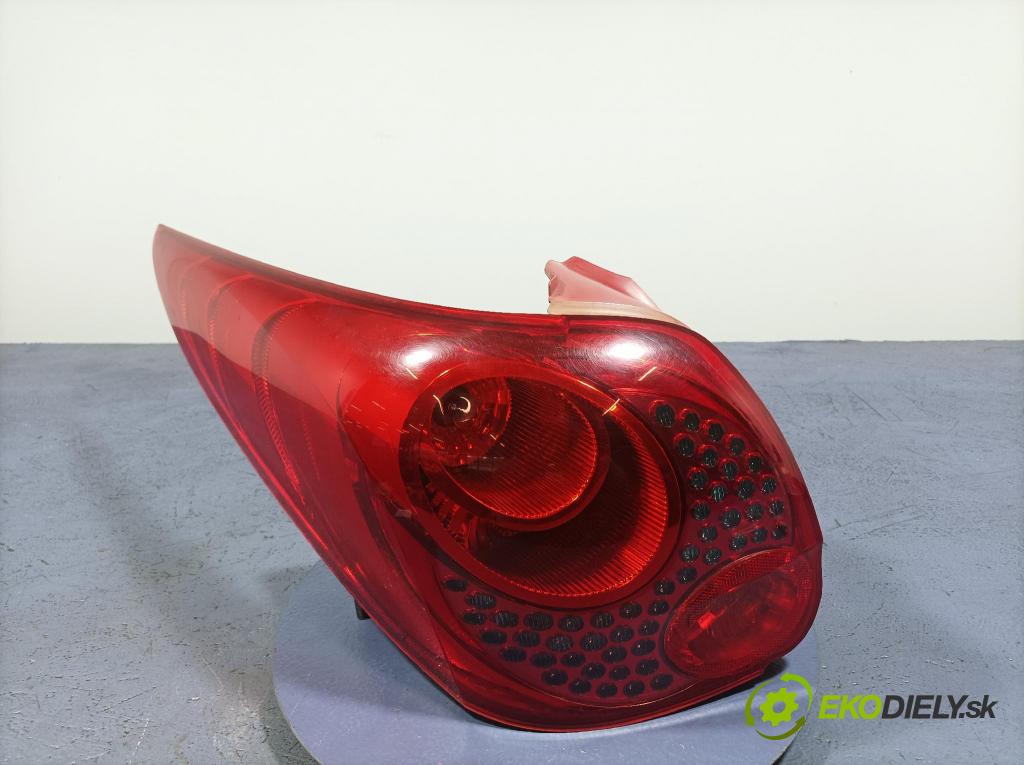 Peugeot 207 2008 světlo Zad: levá Mimo: 9680158080
