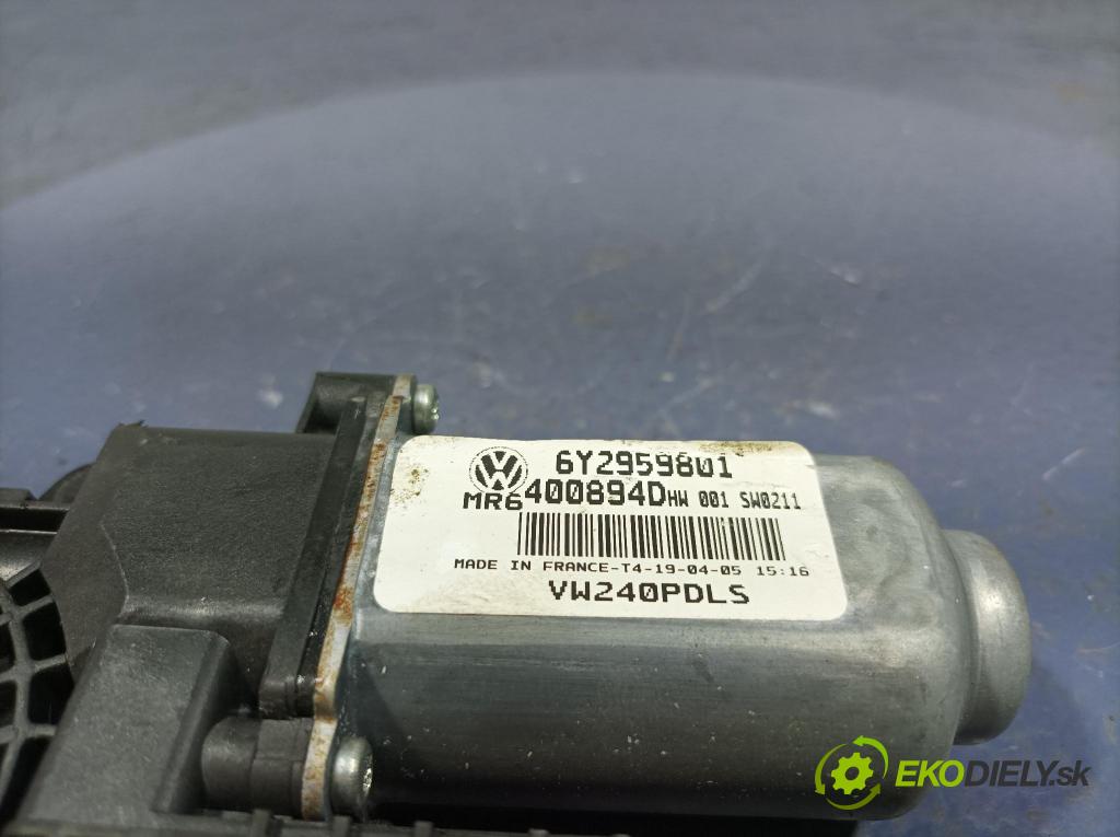 Vw Polo 2005 mechanismus stahování Sklenka: před v pravo: 6Y2959801