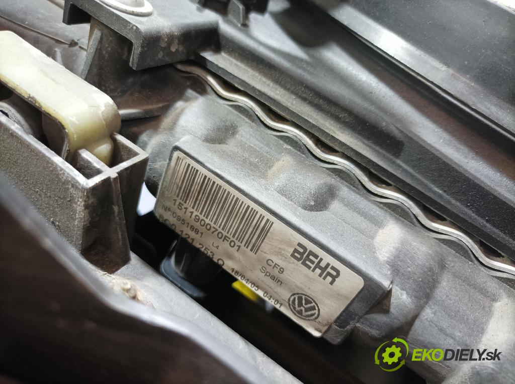 Vw Polo 2005 výztuha Čelní / stěna Přední