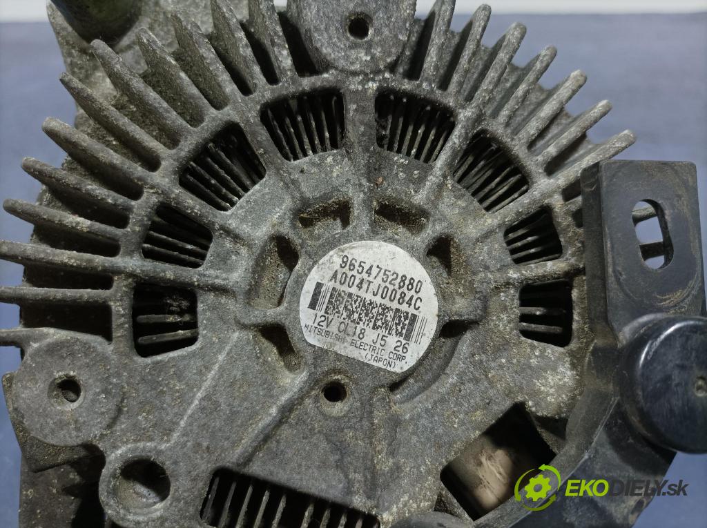 Peugeot 407 2009 Alternator 9654752880