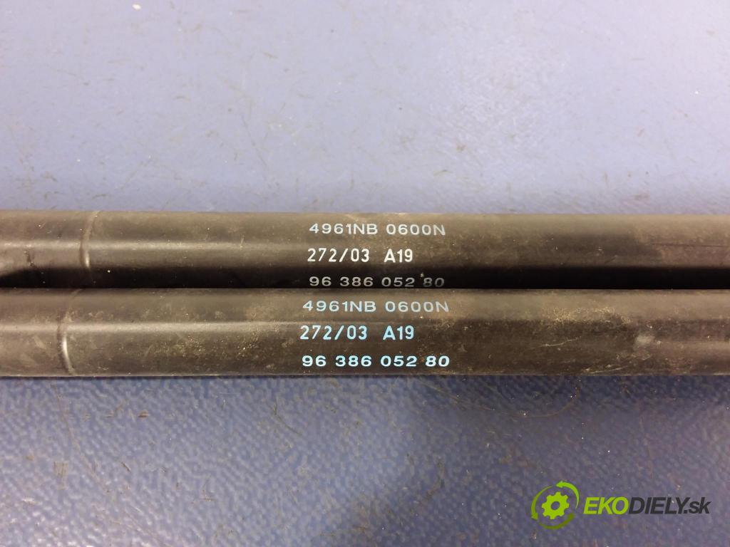 Peugeot 307 2003 Teleskop Zadní: Klapky: 9638605280