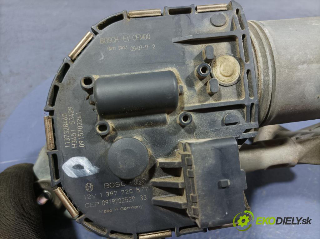Peugeot 407 2009 mechanismus motorek Stěrače: před 9670031480