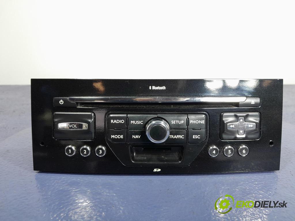 Peugeot 407 2009 Radio I Navigace: 96653743XN