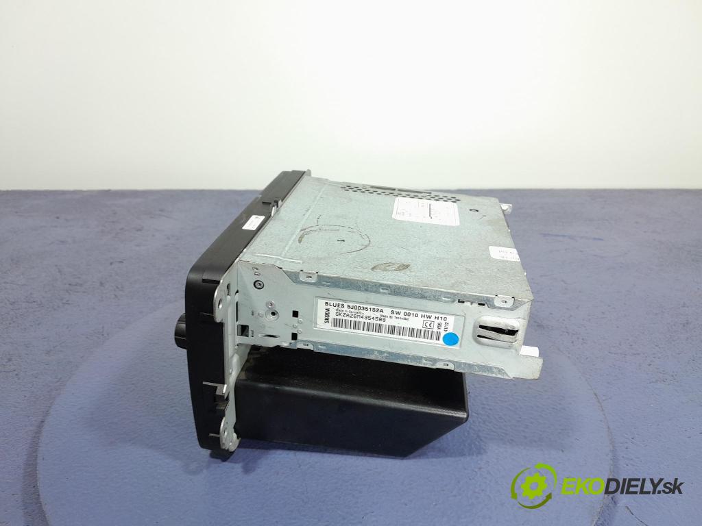 Skoda Fabia 2011 Radio I Navigace: 5J0035152A