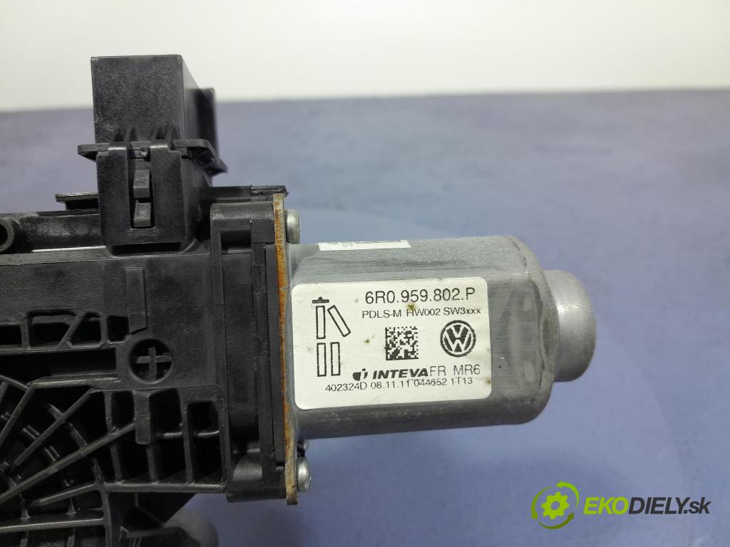 Skoda Fabia 2011 mechanismus stahování Sklenka: před v pravo: 6R0959802P