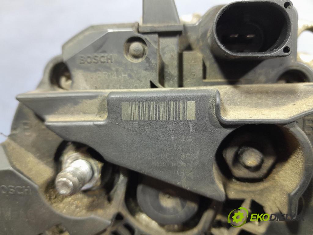 Skoda Fabia 2011 Alternator 06F903023D