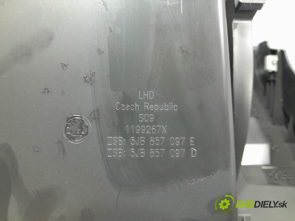 Skoda Rapid 2017 kastlík 5JB857097B