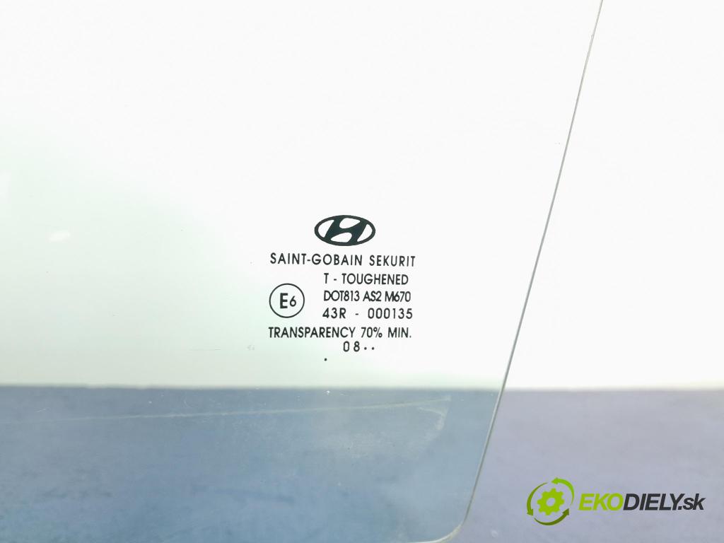 Hyundai I10 2009 sklo dveře před levá
