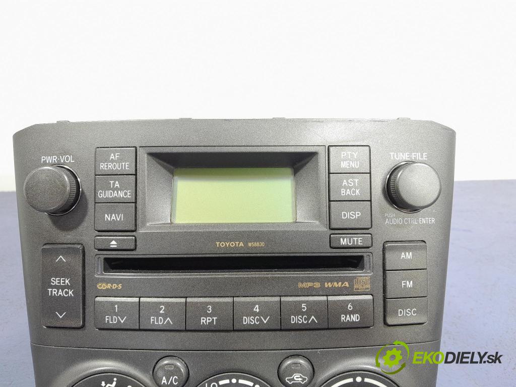 Toyota Avensis 2008 Radio I Navigace: 86120-05110