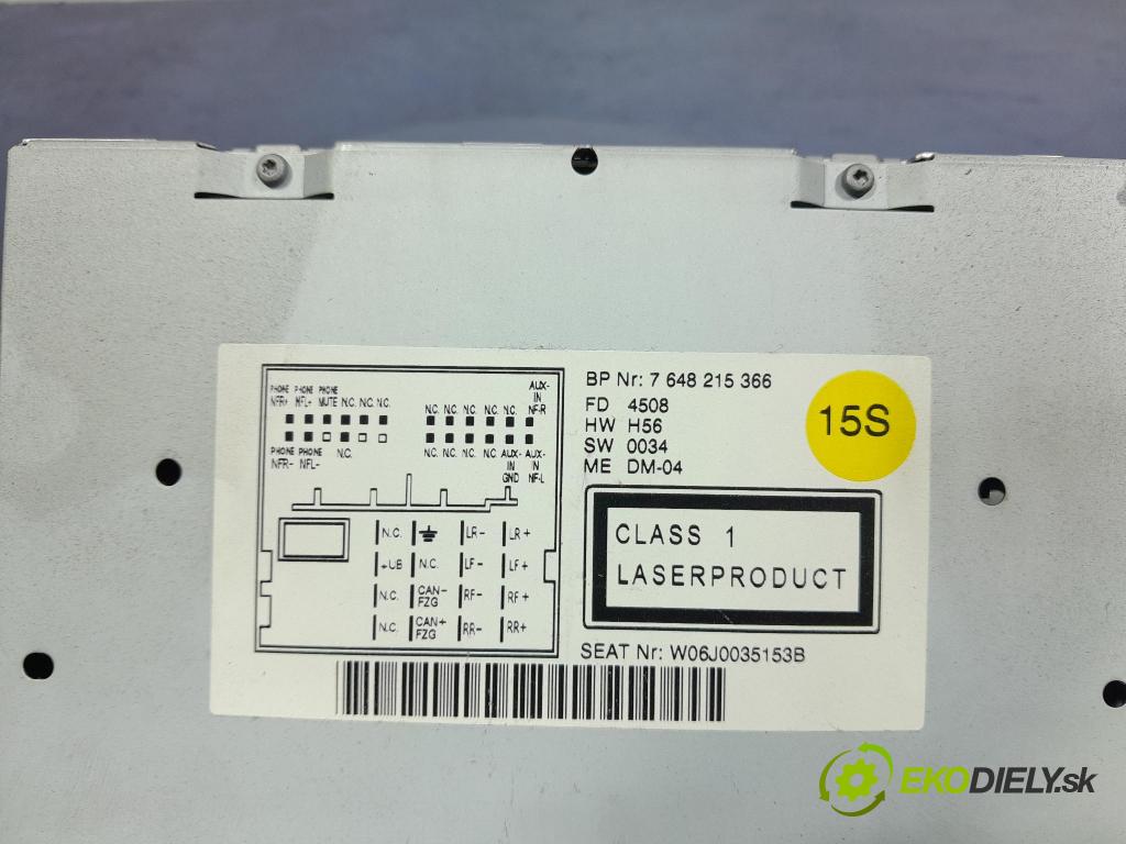 Seat Ibiza 2009 Radio I Navigace: 6J0035153B