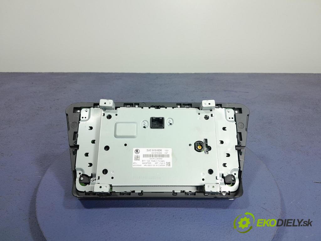 Skoda Superb 2016 displej Radio / GPS 3V0919606
