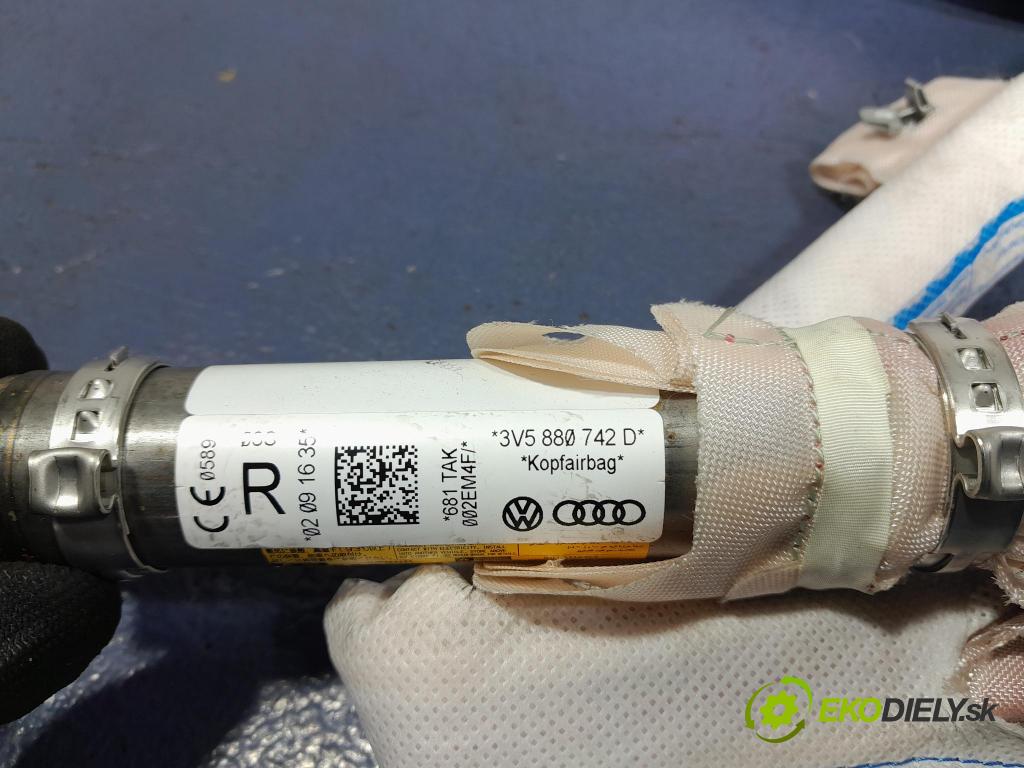 Skoda Superb 2016 Airbag: Záclona: x 3V5880742D