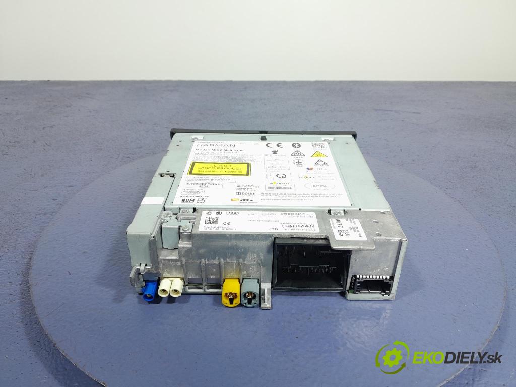 Skoda Superb 2016 modul Navigace 3V0035043C